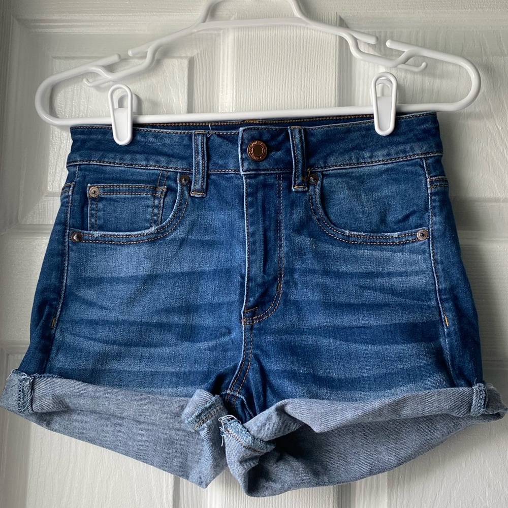 American Eagle High Waisted Short Shorts